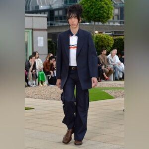 Martine Rose S/S 2020 asymmetrical polo